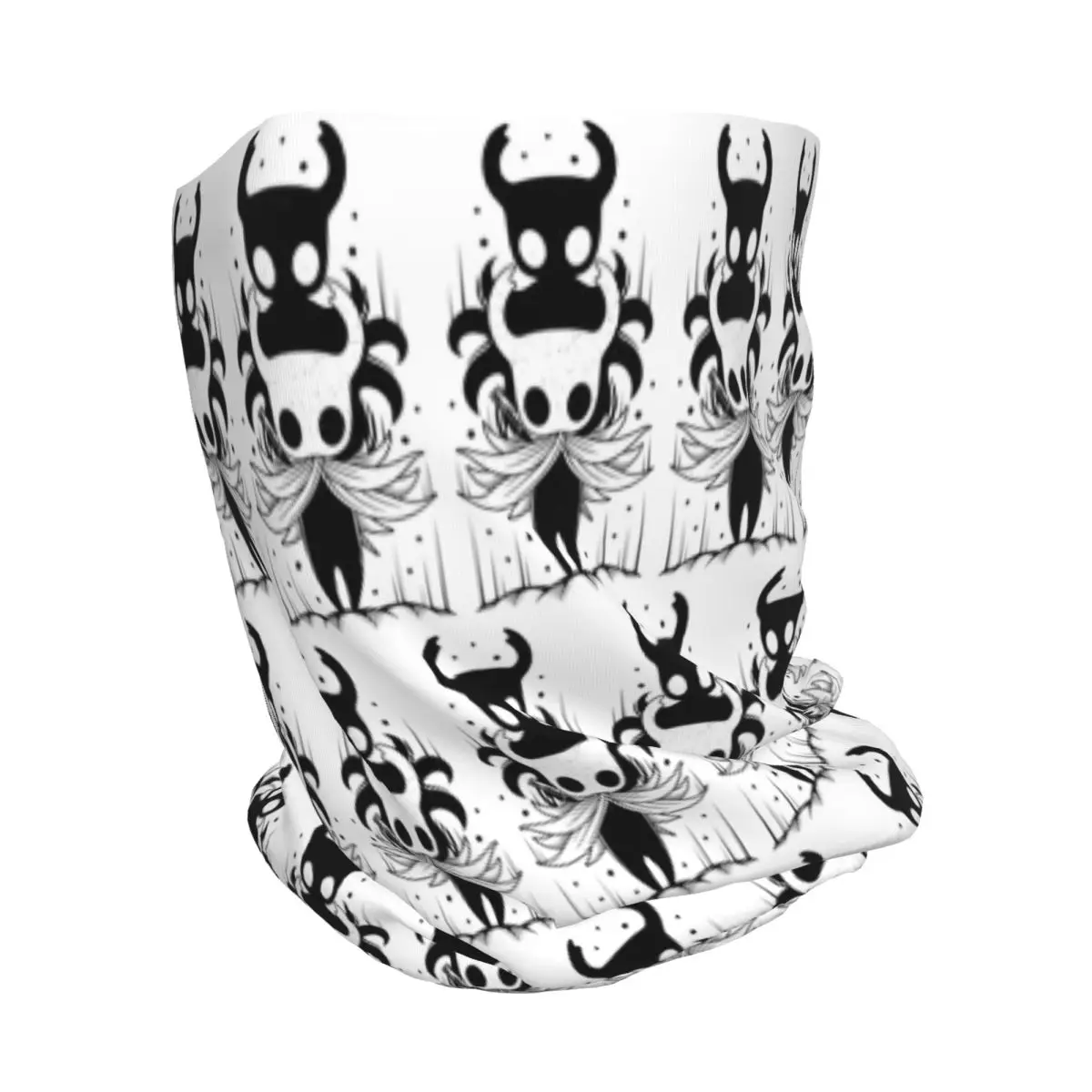 Ghost Knight Hollow Knight Game Bandana Neck Cover Wrap Scarf Multi-use Headband Beanies Hat Unisex Adult Windproof