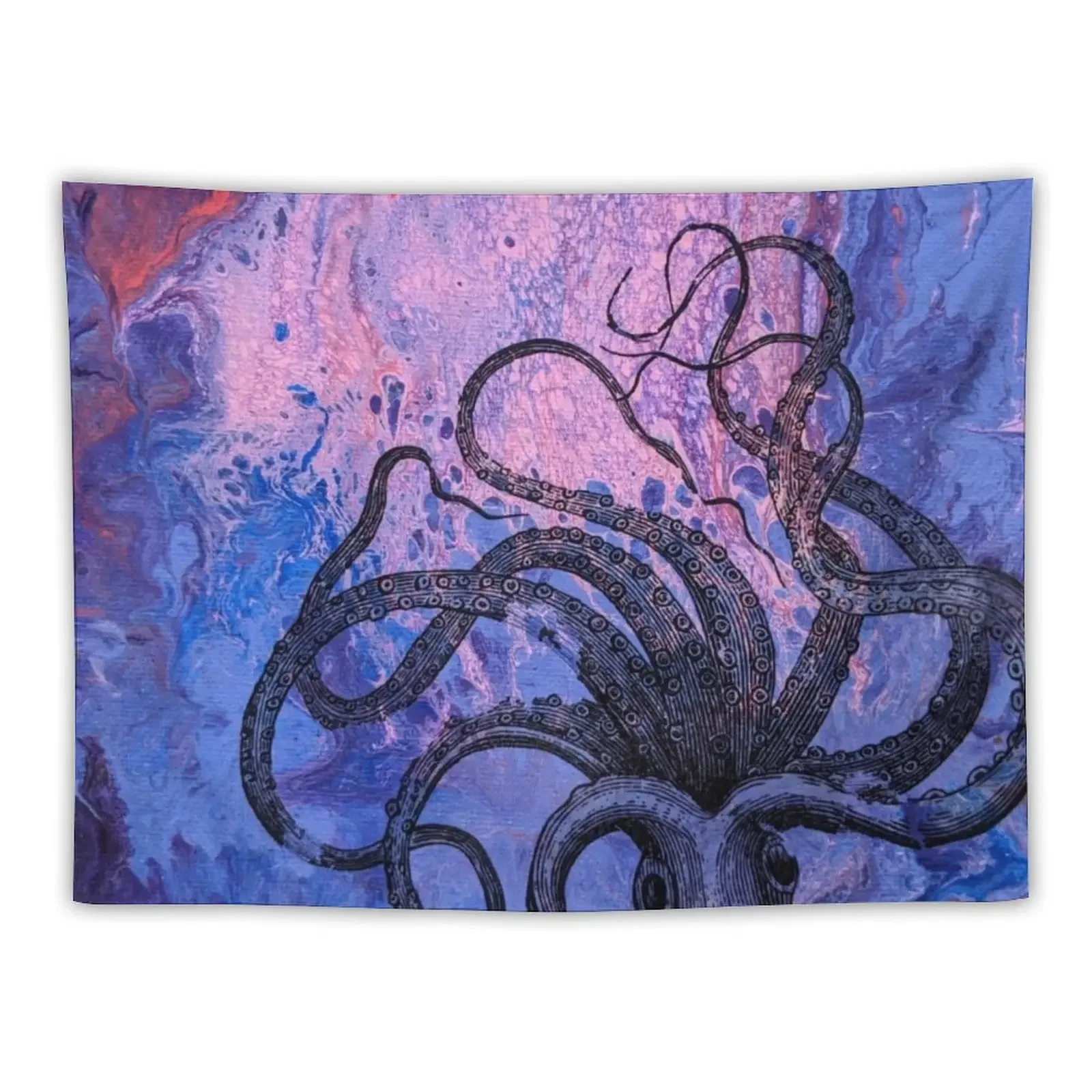 

Deep Blue Sea Octopus Tapestry Wallpapers Home Decor Bedrooms Decorations Room Decorator Tapestry