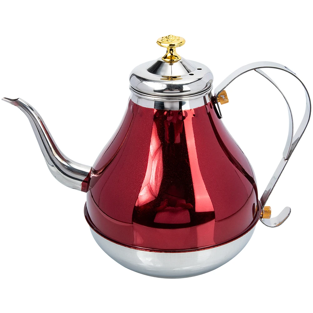 

Large Stainless Steel Teapot Big Capacity Thermal Insulation Comfortable Handle Easy Clean Travel Home Kitchen Coffee