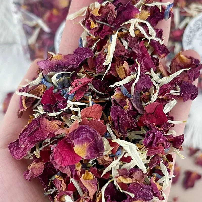 Natural Wedding Confetti Dried Flower Red Rose Petal Pop Wedding Birthday Party DIY Decoration Gift Biodegradable Party Supplies