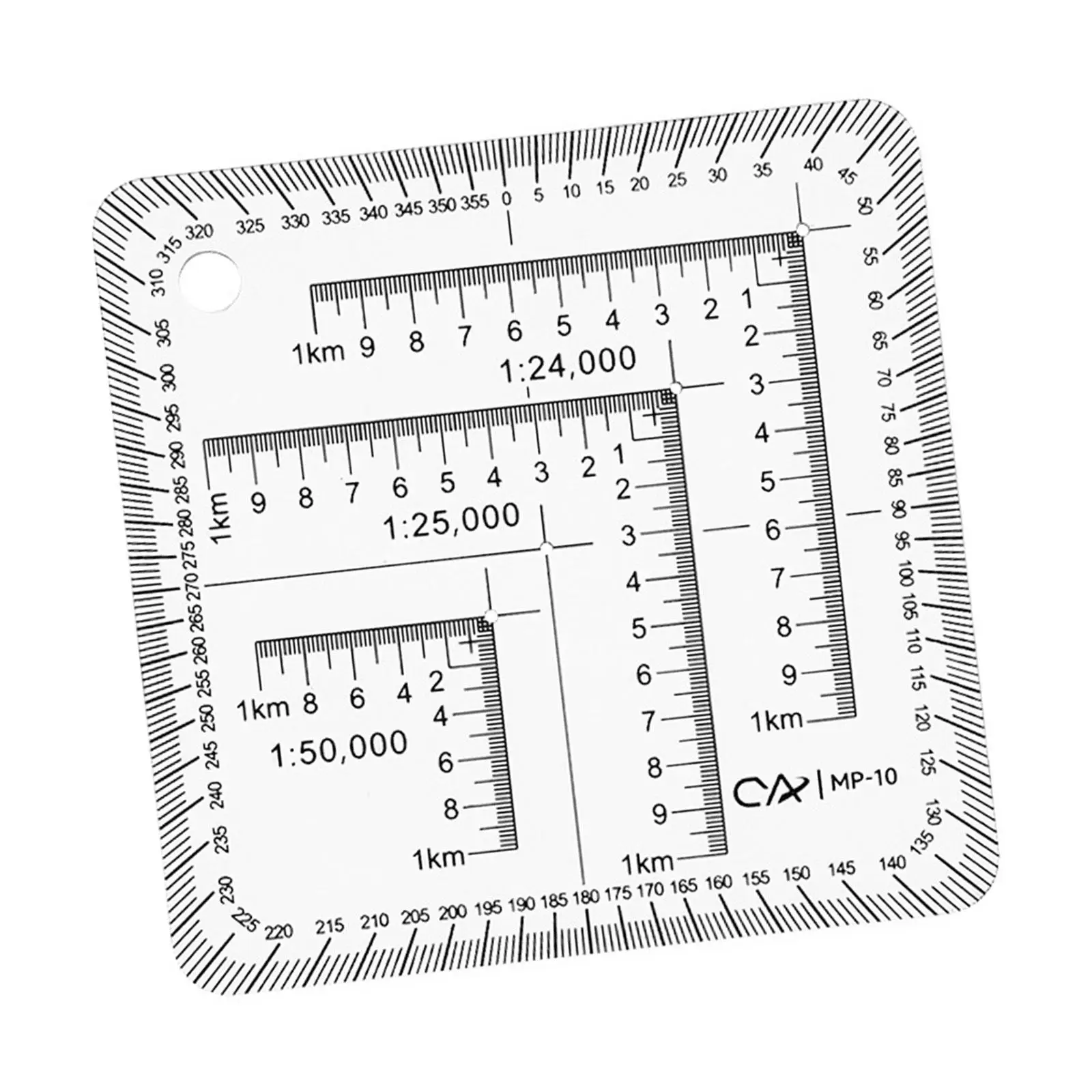Utm Corner Rulers 1/24,000 Geographic Coordinate Ruler Clear Learning Maptool
