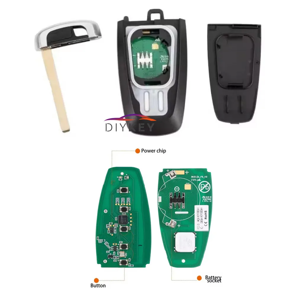 

Умный дистанционный ключ AUTEL 868/915 МГц 312-434 МГц IKEYFD004AH IKEYFD004AL IKEYFD005AH IKEYFD005AL для Ford с KM100 IM508 IM608