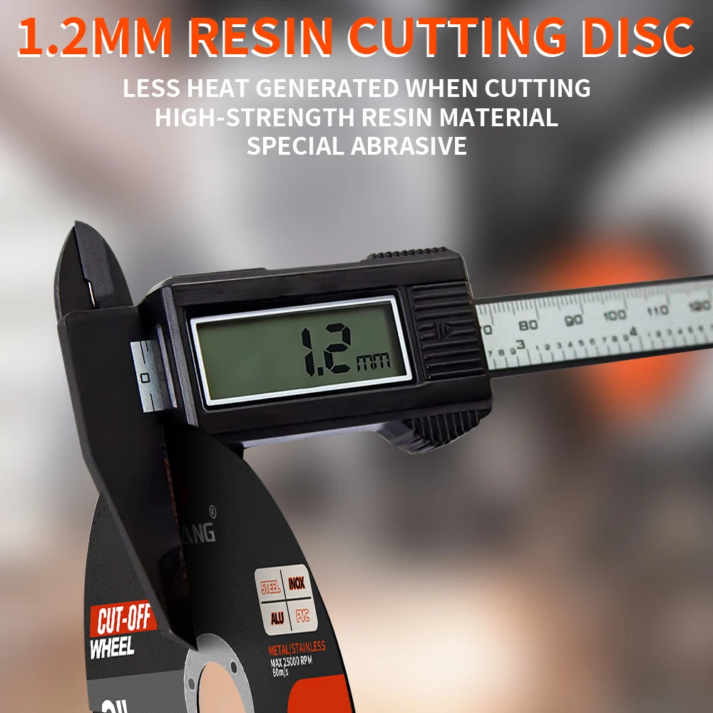 Rueda de corte de Metal de 3 pulgadas, disco de corte reforzado de fibra de 1,2mm, Dremal para amoladora angular, accesorios de herramientas de rotación