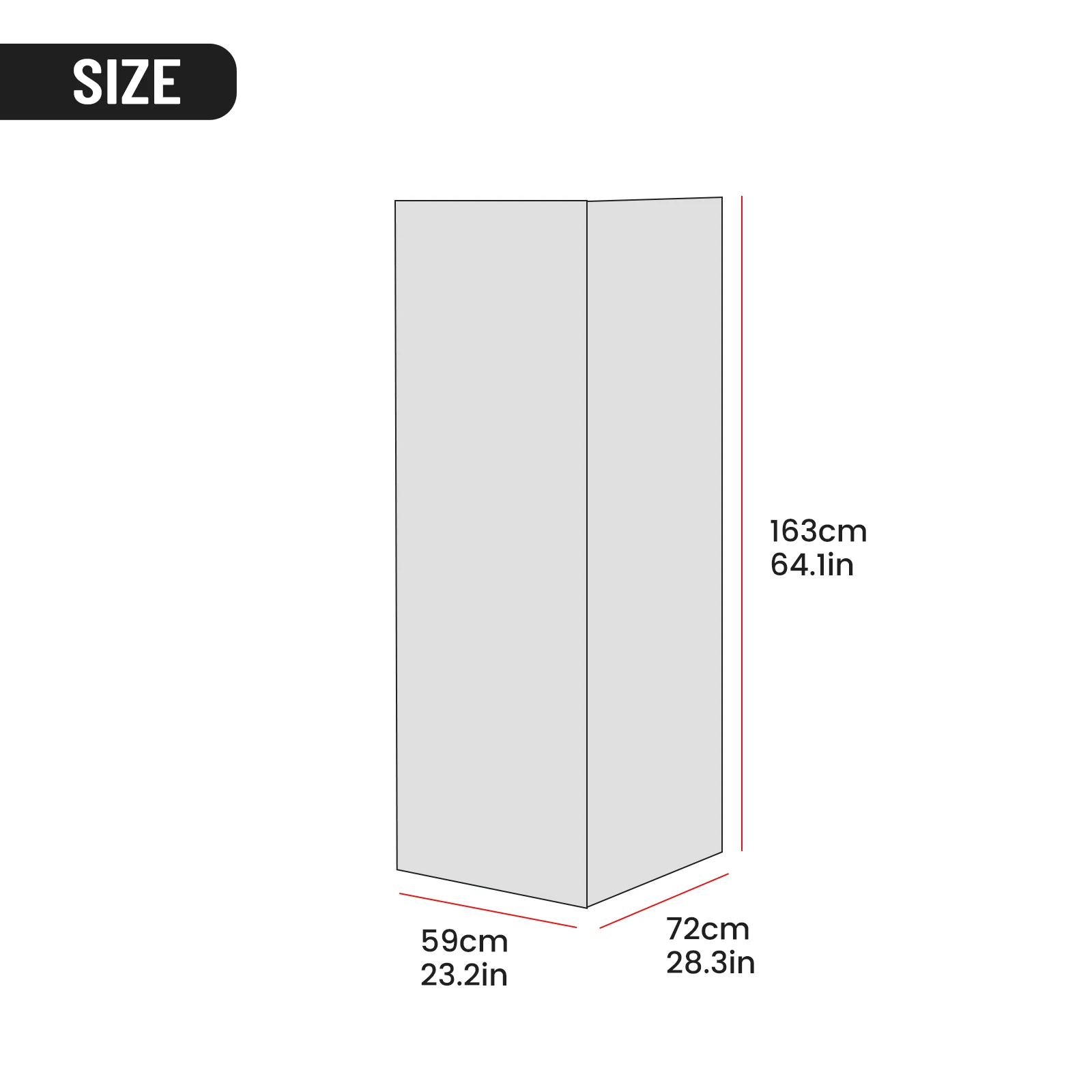 

Waterproof, Sunproof, Dustproof Bun Rack Cover, Extend the Life of Your Commercial Baker's Rack, Protects from Oxidation