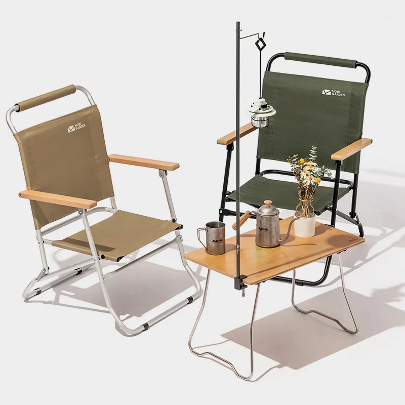 

Folding Chair Outdoor Camping Aluminum Alloy Portable Folding Back Chair Leisure Single Beach High Back Chair