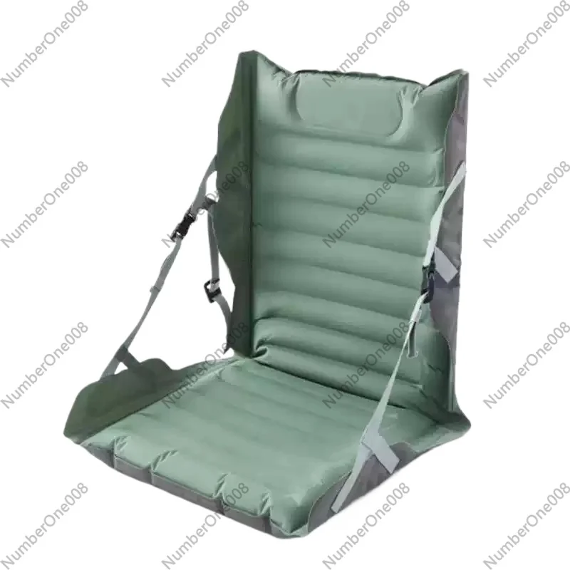 Outdoor Inflatable Seat Cushion with Backrest Adjustable Outdoor Folding Seat Cushion Camping Beach Chair Picnic