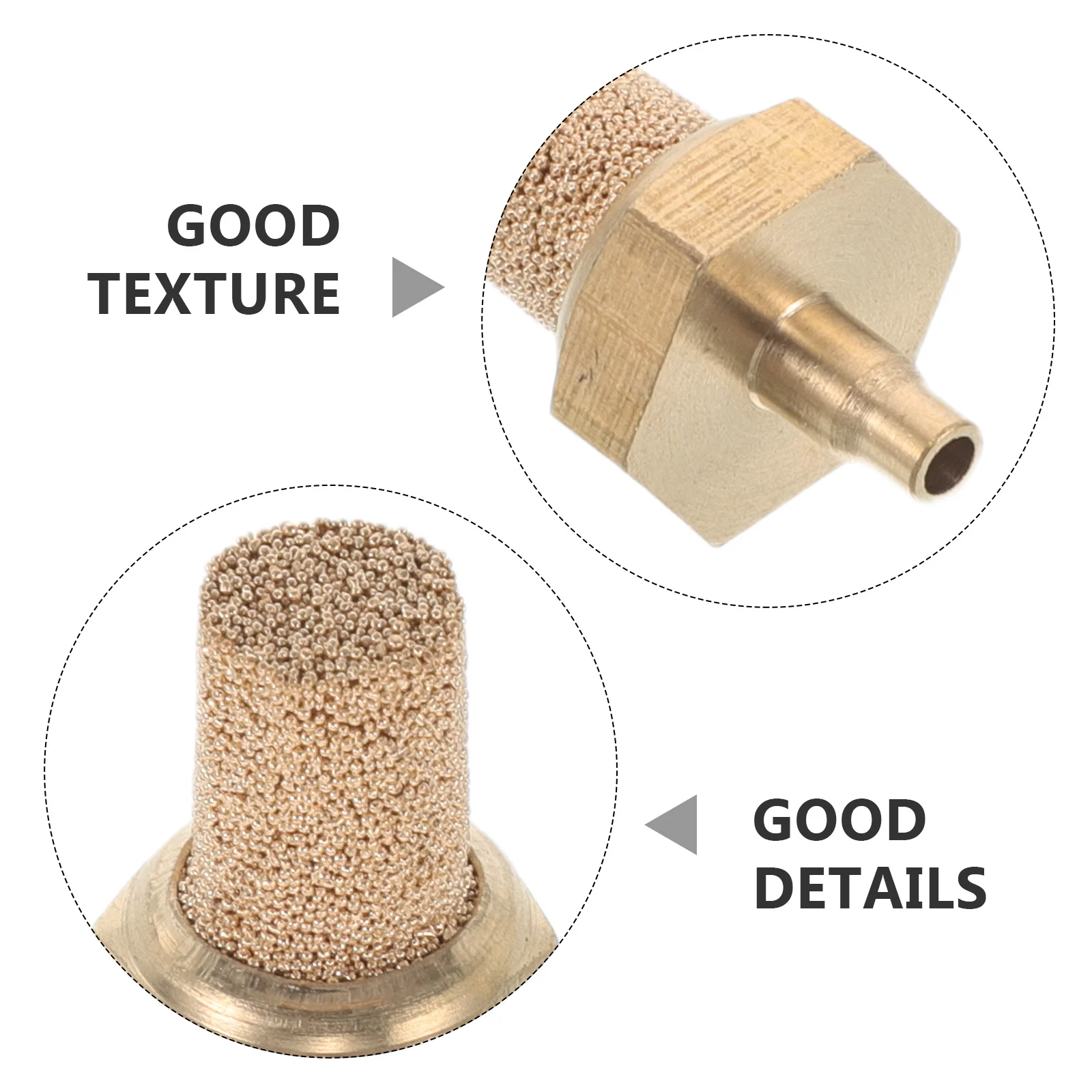 5 قطعة آلة الثلج فوهة مرشح النحاس موزع الهواء فقاعة الحجر لآلات الضباب المرحلة العالمي استبدال أجزاء آلة الرغوة #4