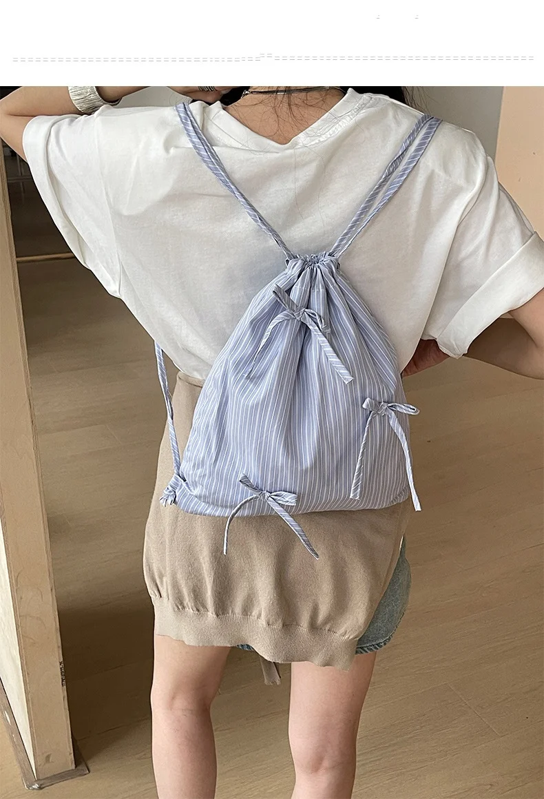 حقيبة ظهر بسيطة وعصرية ومتعددة الاستخدامات مع ربطة عنق وسعة كبيرة #2