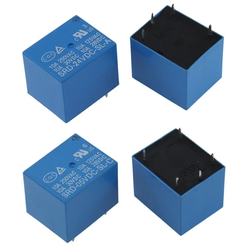 5шт SRD-12VDC-SL-A 4-контактный SRD-12VDC-SL-C 5-контактный SRD-05/09/12/24/48VDC-SL-A SRD-03/05/09/24/48VDC-SL-C Новые аксессуары
