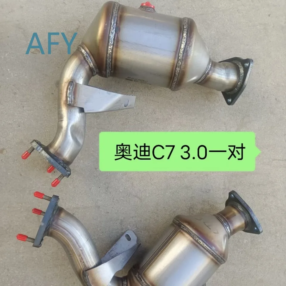 for Audi A4 A6 A8 Q5 C7 2.0L 3.0L Catalytic Converter Exhaust Emission Control System Replacement Part for Automotive Exhaust