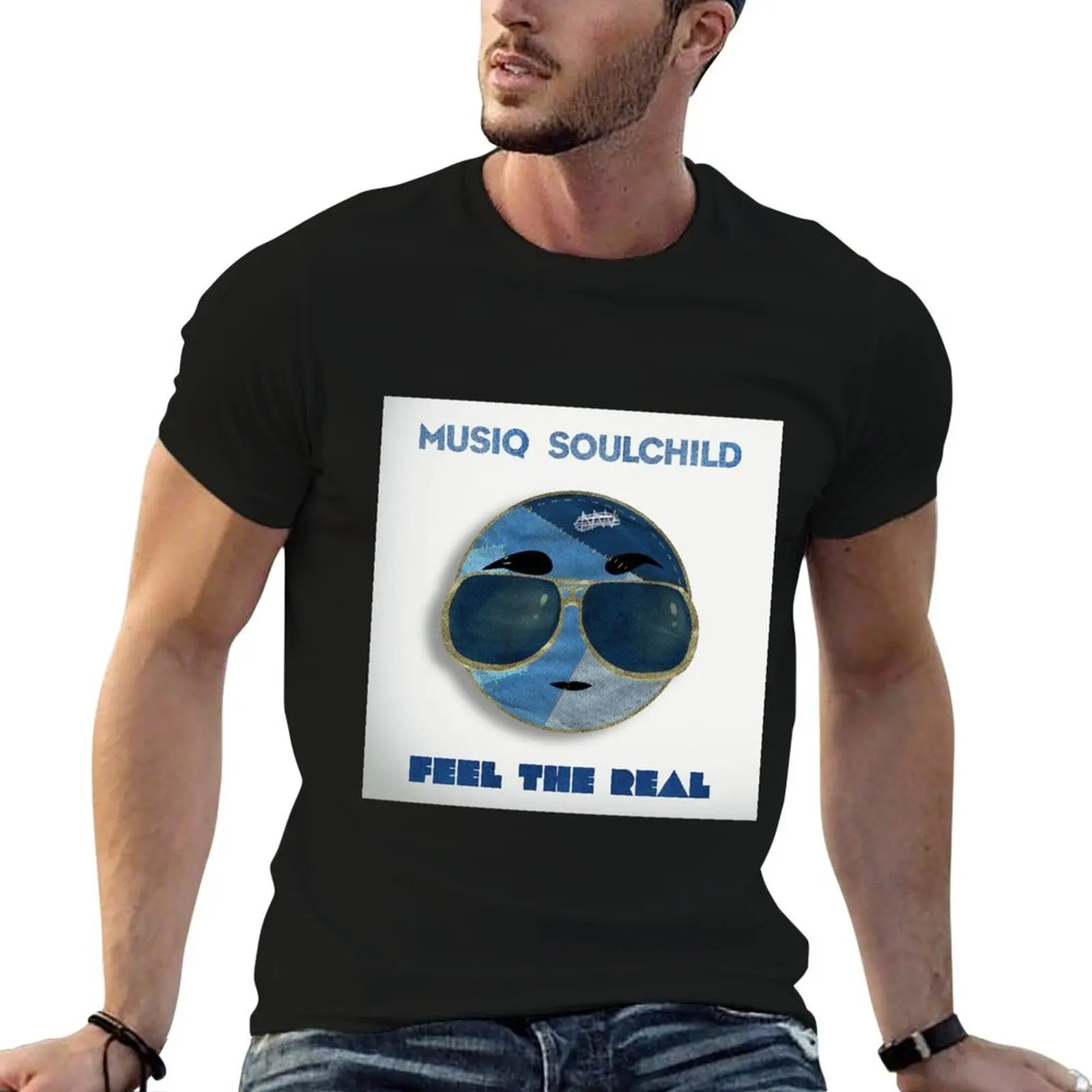 

Musiq Soulchild Feel The Real T-Shirt t shirts designer funny t shirts cotton T-Shirt