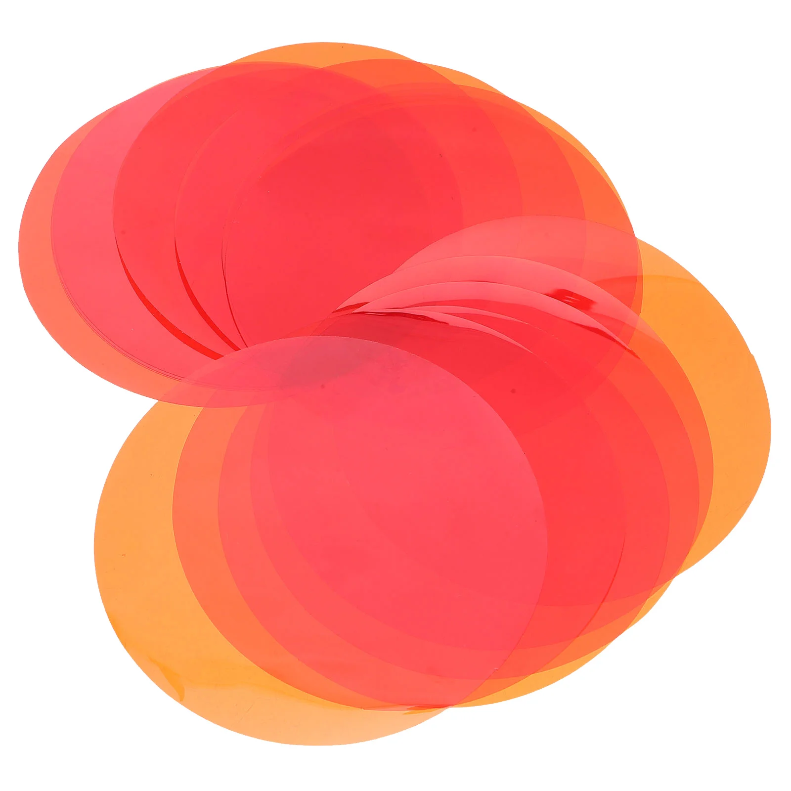20Pcs Self Adhesive Warm Tone Gel Filter Stickers Round Discs for Spotlight Ceiling Pendant Lamp Color Correction Ambient