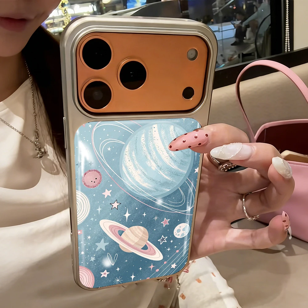 Neue Blumen-Meer-Küsten-Klebstoffhülle für iPhone 15 17 13 Pro Max Phone 11 12 ProMax 14 15 16 Plus Hüllen Stoßfeste Luxus-Coque – Detail 12