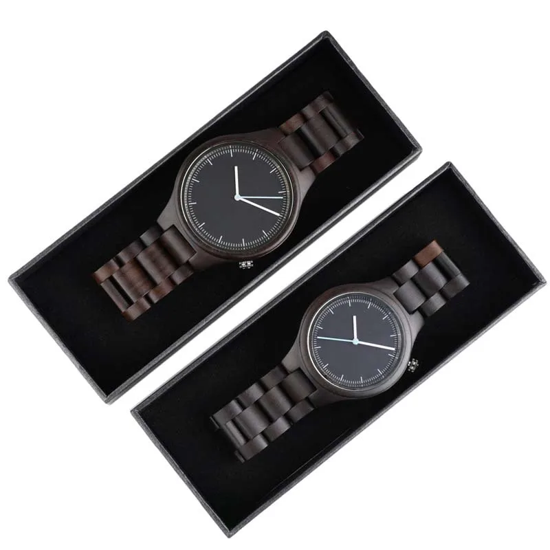 ALK Vision-Montre à Quartz en Bois pour Couple Homme et Femme, Horloge de Luxe Décontractée, Amoureux, Mode Femme, Top Marque