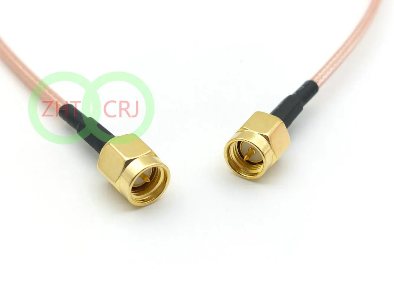 Imagem -02 - Pigtail Cabo Coaxial Jumper Sma Plugue Macho Rg178 100 Pcs rf