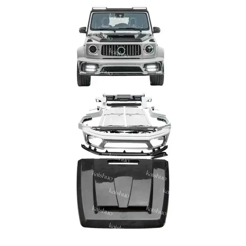 STLFFor s s G-Class W464 Upgraded MSY Style Body Kit Front Bumper Rear Bumper Hood