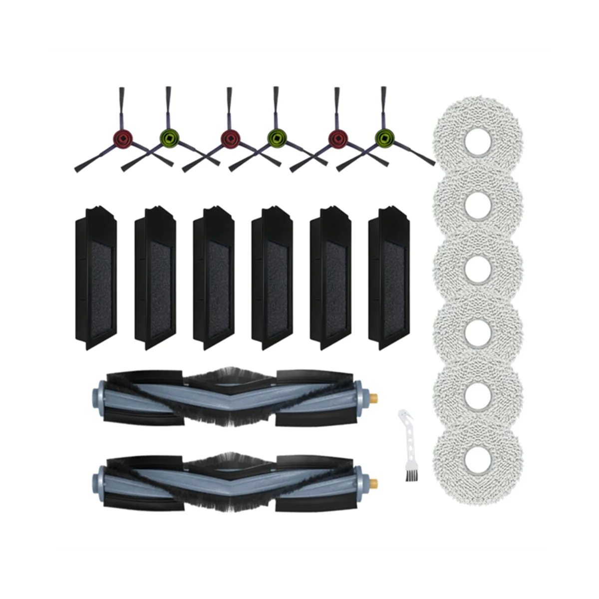 For Deebot X1S PRO Omni Turbo Vacuum Cleaner Accessories Main Side Brush HEPA Filter Mop Cloth Parts