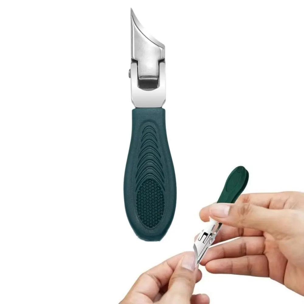3-Piece Sets Wide Jaw Opening Eagle Beak Beveled Nail Clippers Long Handle Super Sharp Ingrown Toenail Clippers