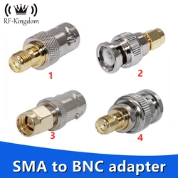 2 sztuk/partia SMA do BNC M/F złącze anteny radiowej Adapter RF Coax konwerter M/F Adapter anteny radiowej zestaw koncentryczny