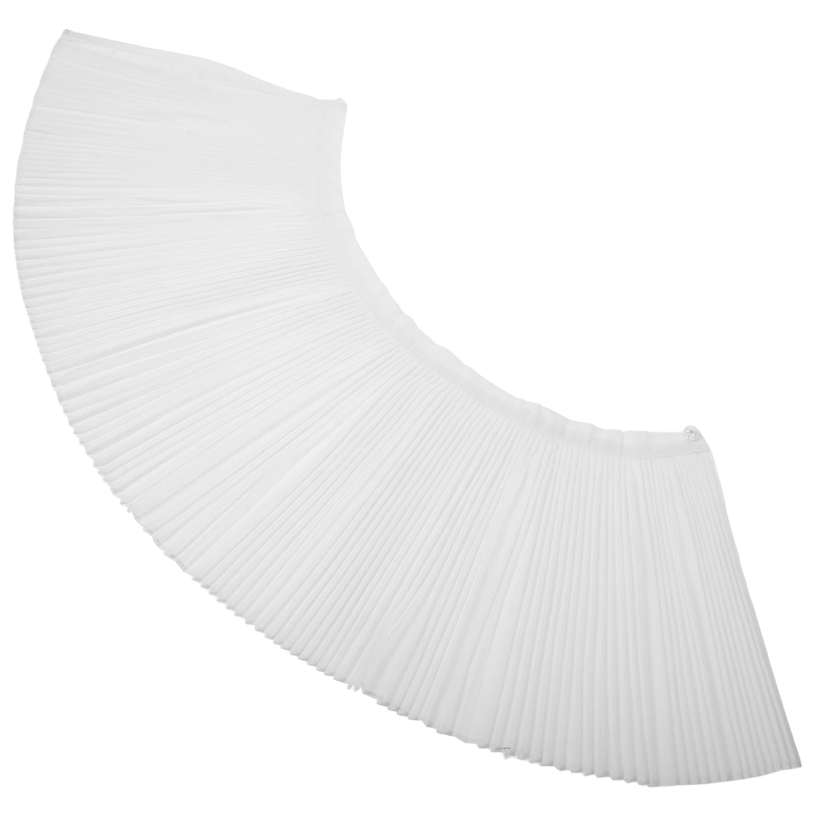 

Sunscreen Cape Shawl Detachable Decorative Collar Sector False Pleated Cotton Accordion Neck