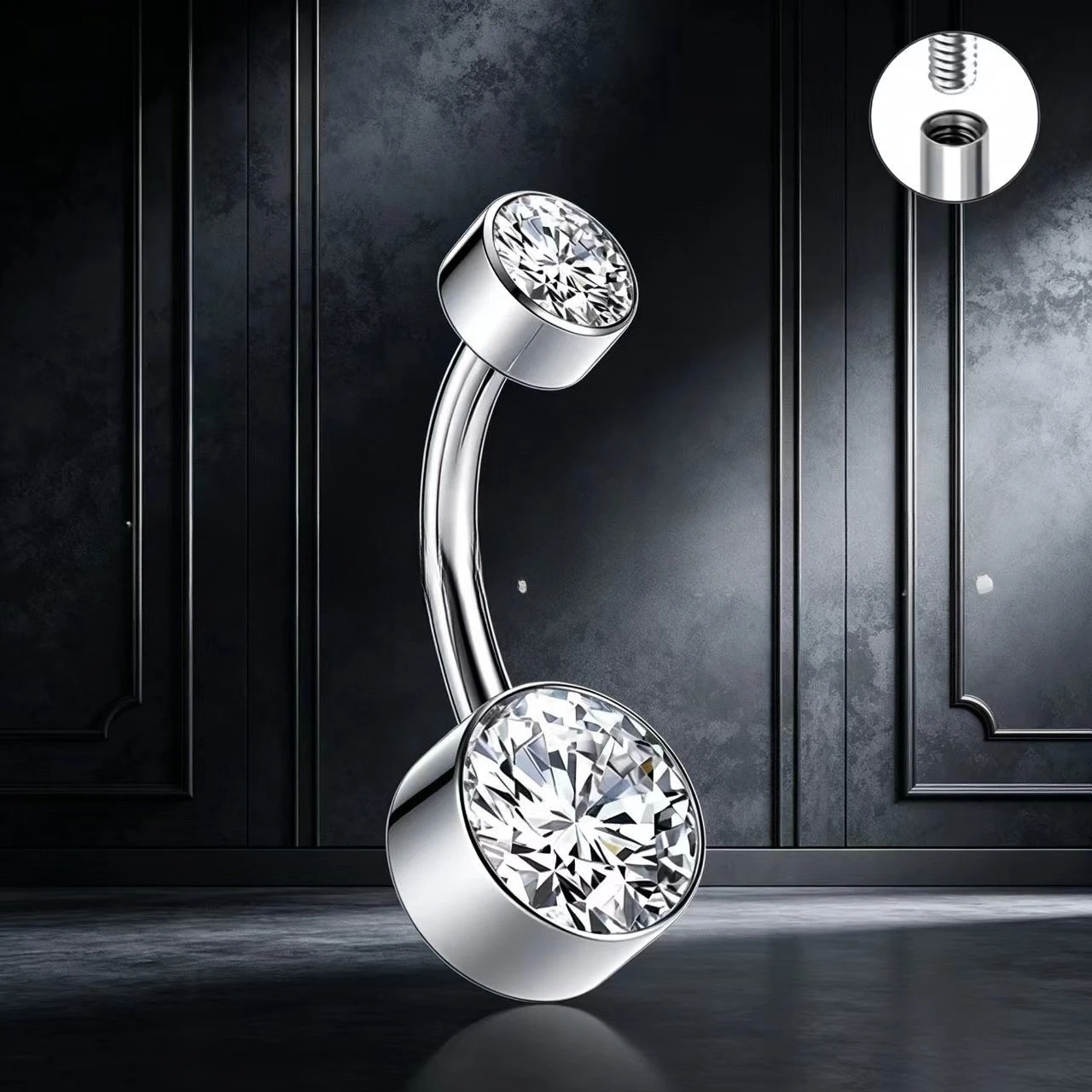 1 Stück Hypoallergener Edelsta – Body Jewelry For Sensitive Skin Bewertung und Preis