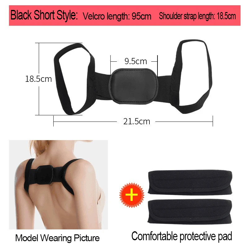 adjustable posture corrector Protecting the spine Open shoulder and beautiful back belt  back posture corrector wear  back pain