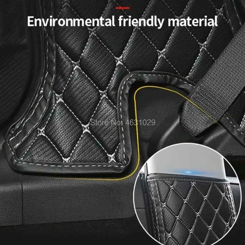 For Toyota RAV4 2019 2020 B-pillar protector Anti-kick Pad Anti-dirty Pad Case Cover Sticker