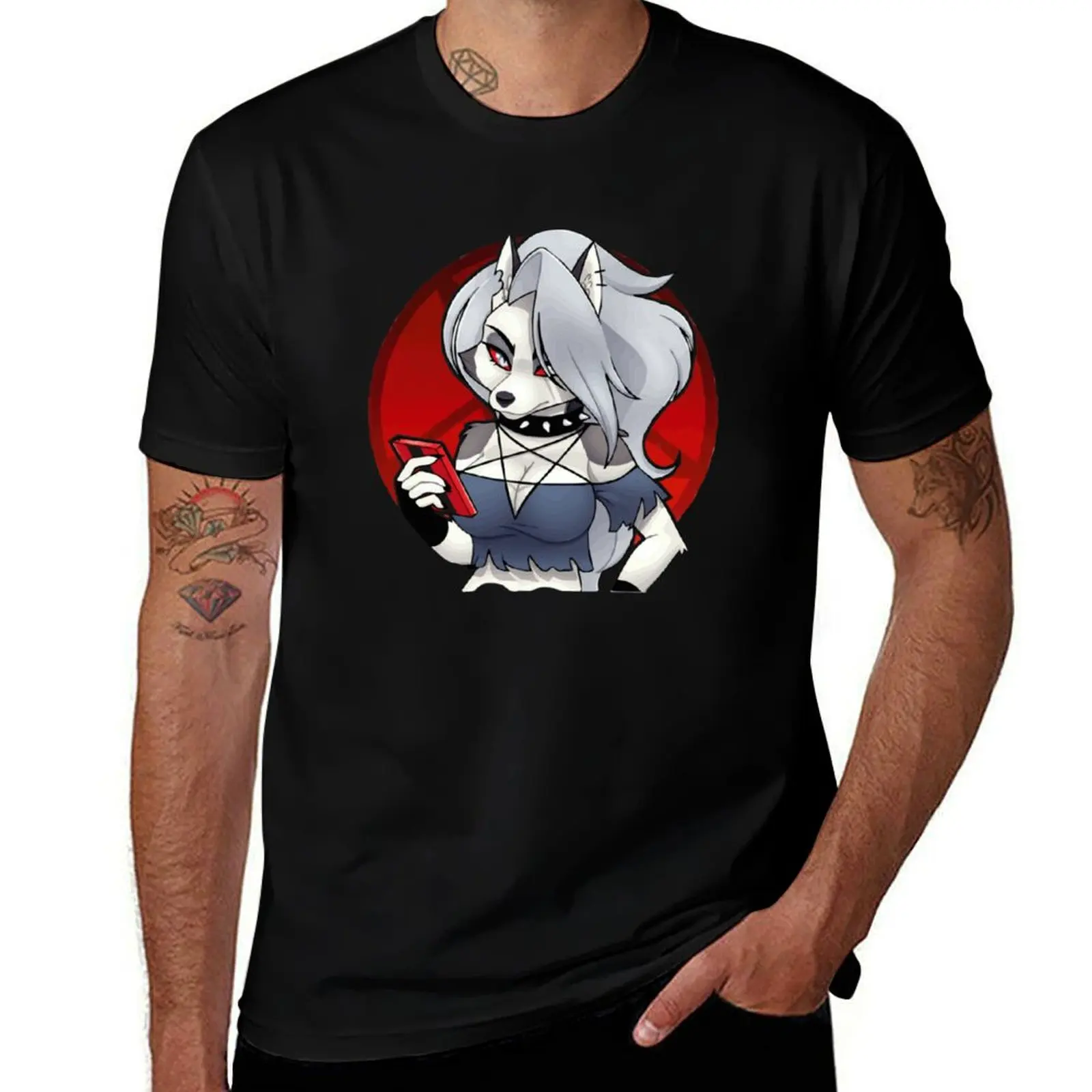 loona helluva bosszy T-Shirt Casual Streetwear Short Sleeve Tee T-Shirt