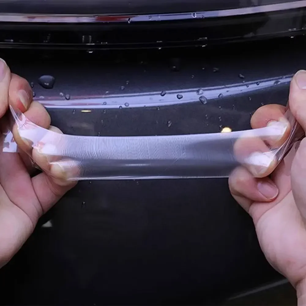 بولي TPU المصباح الخلفي طبقة رقيقة واقية لمعان ضوء شفاف/أسود داكن التفاف غطاء الفيلم احباط ملصق فيلم مدرع للسيارات #3