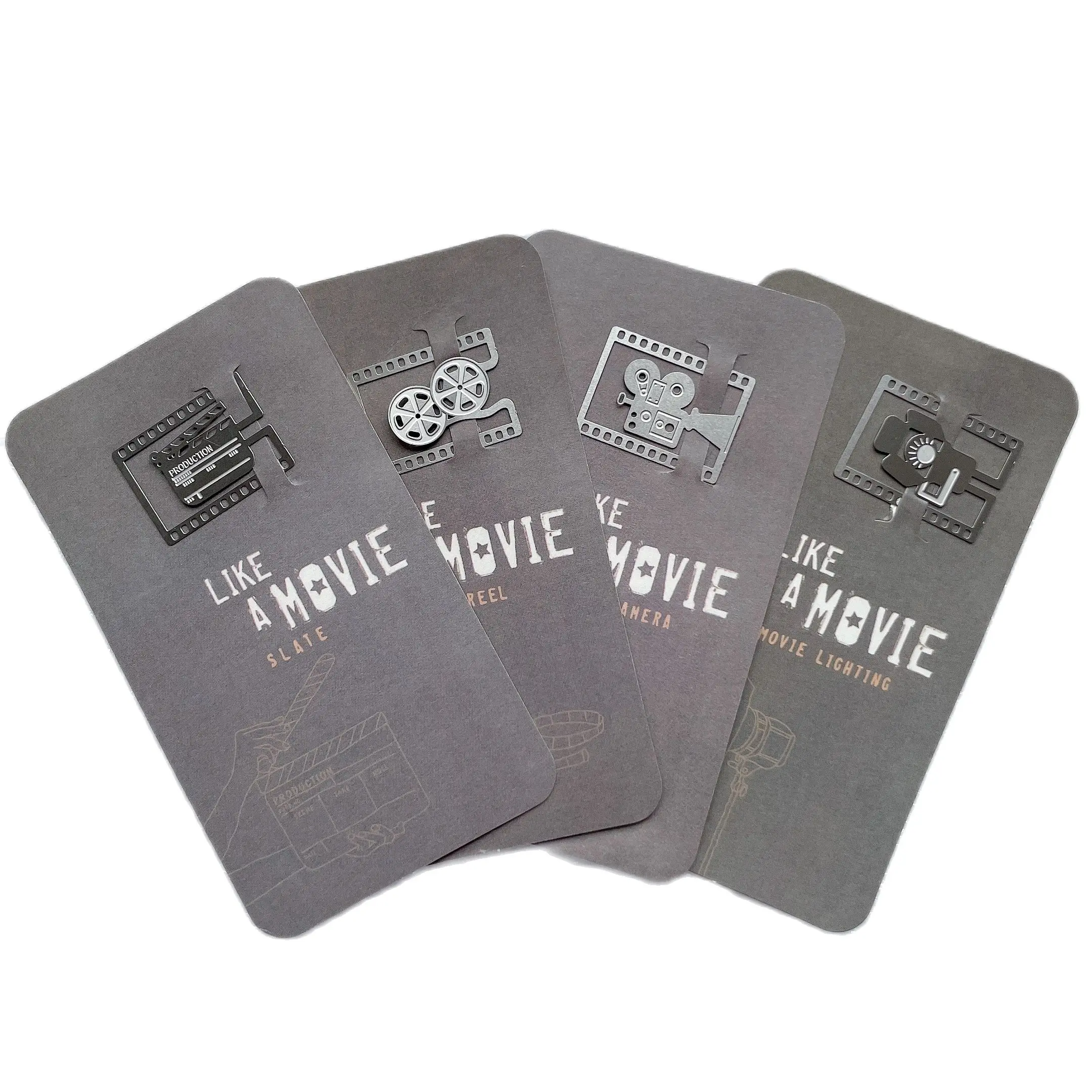 20 PCS Movie-Themed Metal Bookmarks