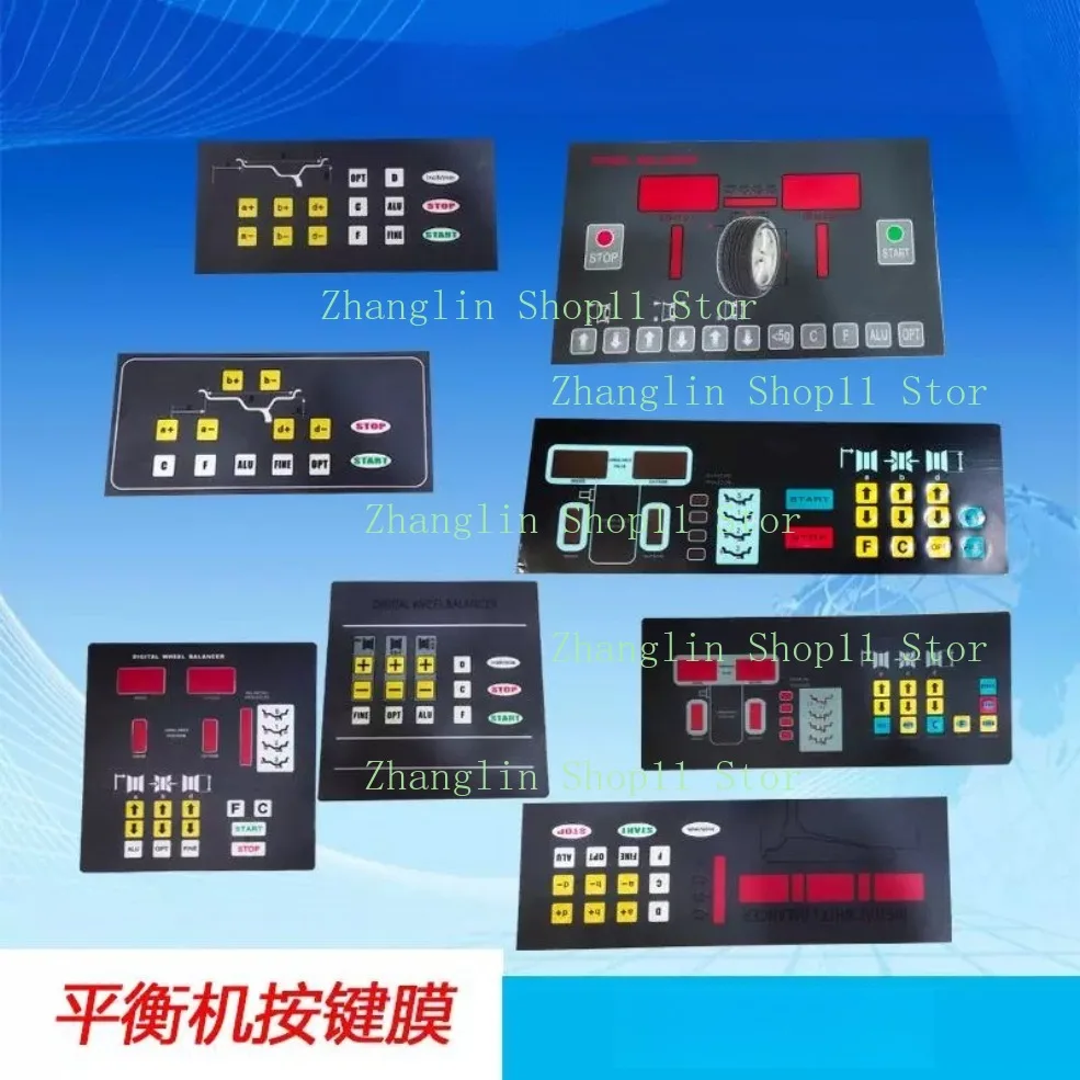 Keypad Operation Control Panel Touch Switch for Unite U100 U120 U500 U828 Balancing Machine Key Panel