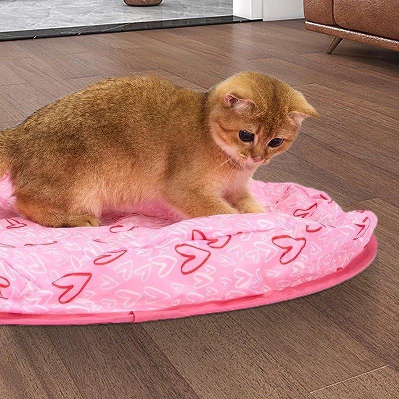 Cat Ball Hunting Exercise Mat Simulate Cat Interactive Hunting Toy Indoor Cat Exercise Mat Boredom Relief Cat Toy For Kittens