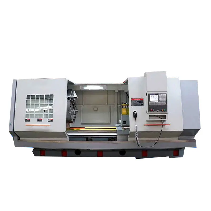 6163 Power Turret CNC Lathe Machine Horizontal Flat Bed Structure with GSK Control System Wide Number System