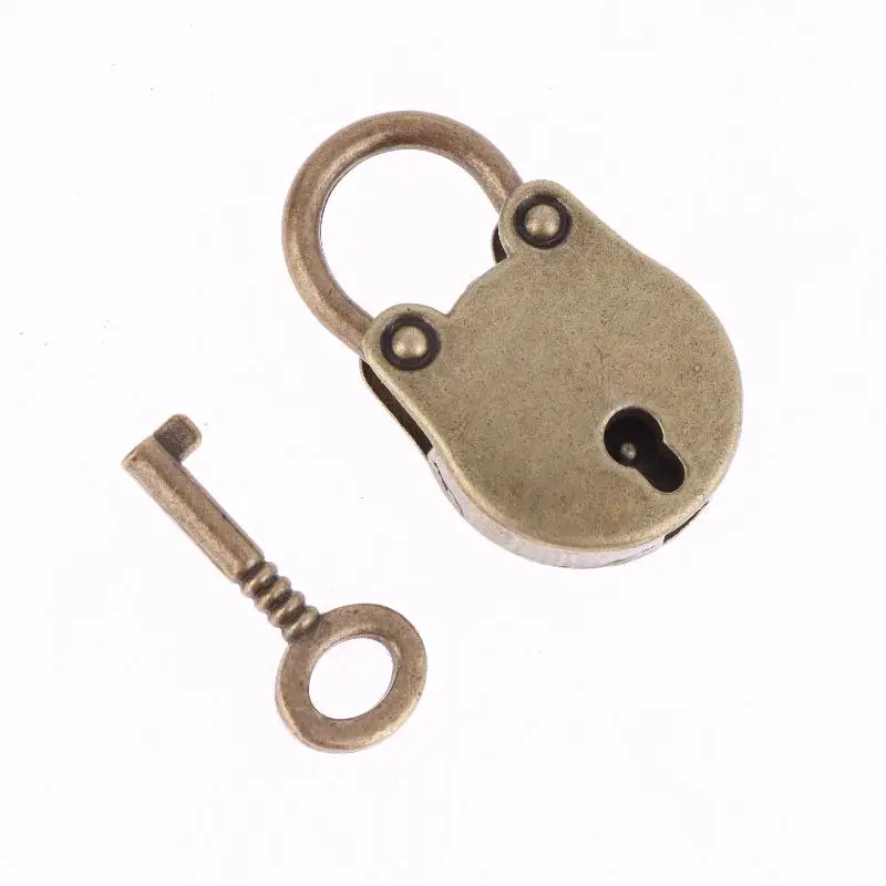 1/3 set chiavi in lega antiche lucchetti vecchio orso vintage lucchetto per scatole borse per bagagli diario hardware serrature mini orso testa di blocco