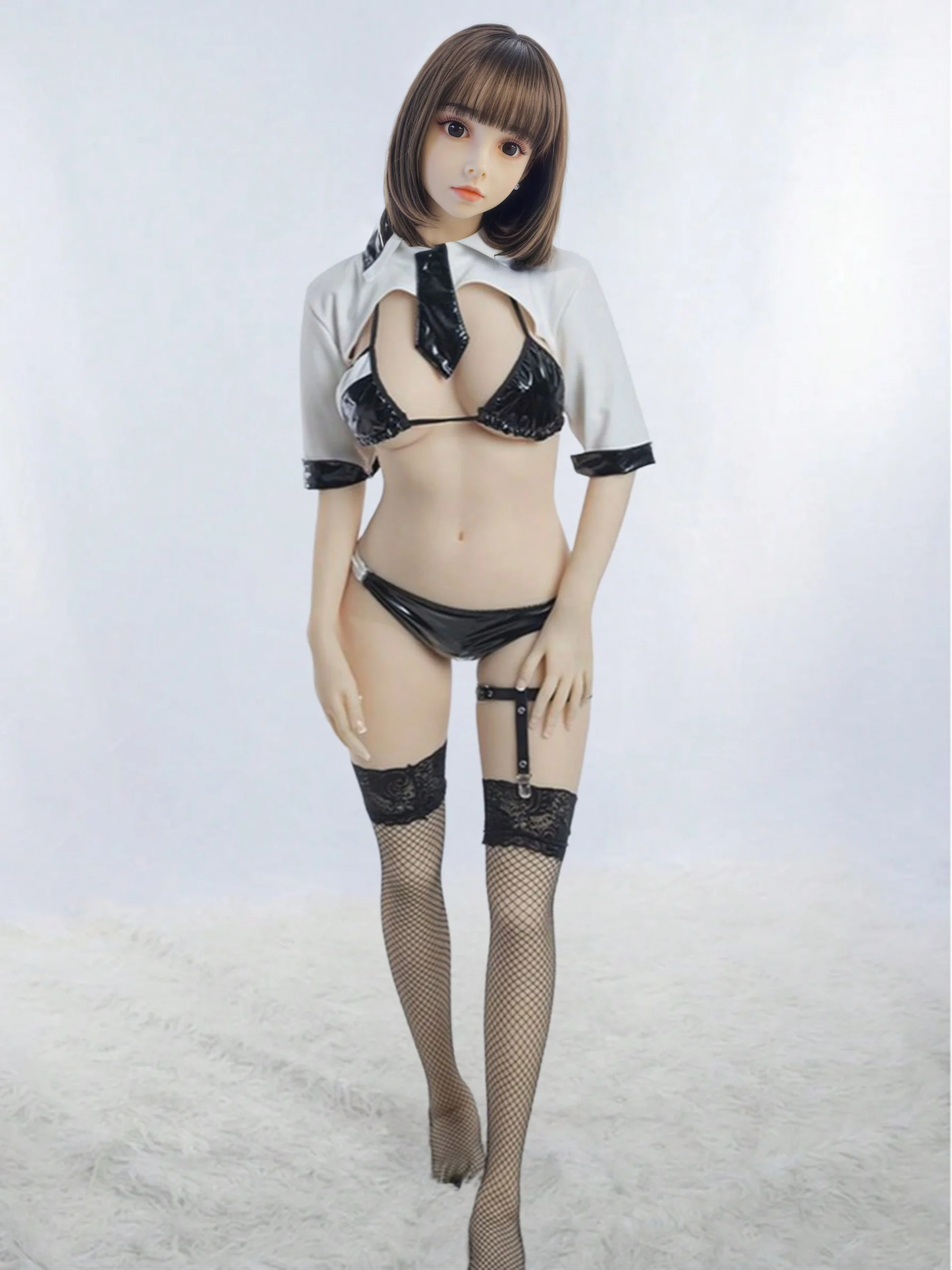 دمية TPE بدون خياطة 140 سم/100 سم، عظام قوية، وضعية متعددة الاستخدامات، مكياج رائع، بشرة رقيقة، مناسبة للتصوير الفوتوغرافي، #5