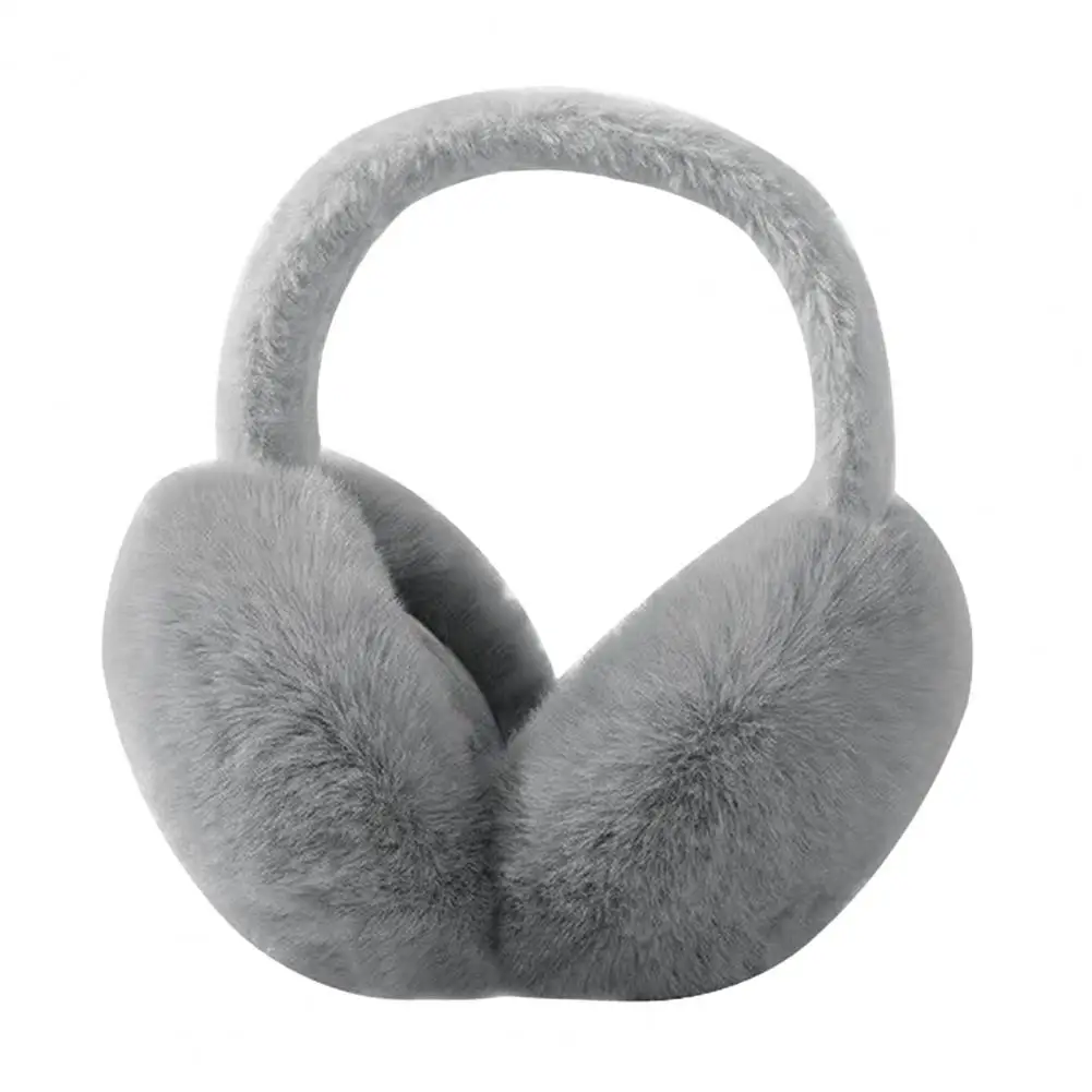 Winter Earmuffs Elastic Ear Covers Autumn Winter Fluffy Headband Earmuffs Soft Ears Solid Color Winter Earmuffs