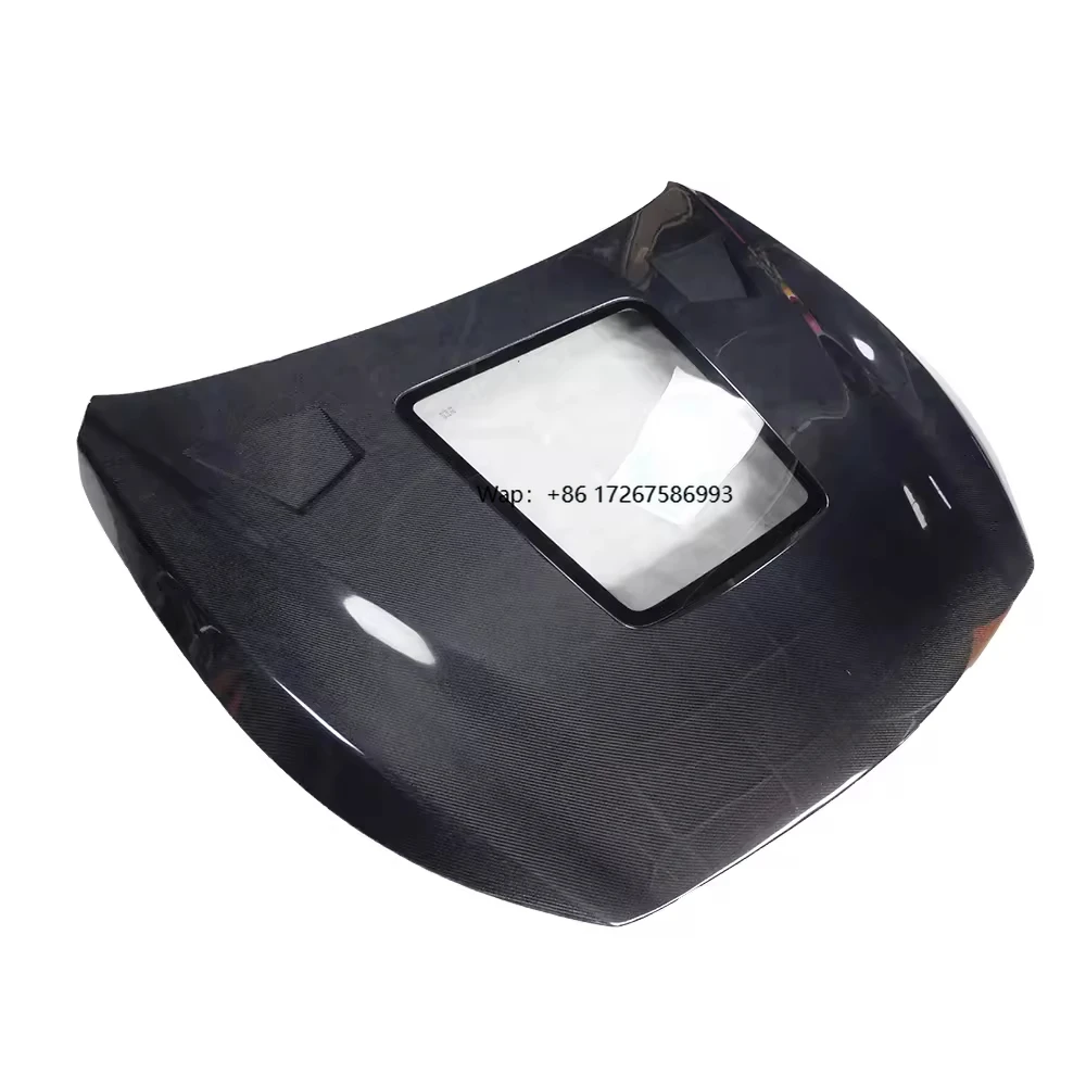 

Wholesale Price Q50 Carbon Fiber Engine Hood Cover with Glass Window for INFINITI Q50 2013