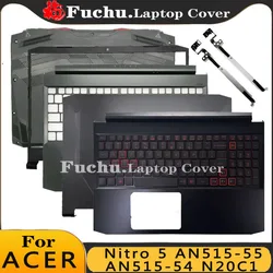 Funda trasera LCD para portátil Acer Nitro 5, AN515-55, N20C1, bisel frontal, bisagras, teclado de reposamanos, funda inferior, novedad