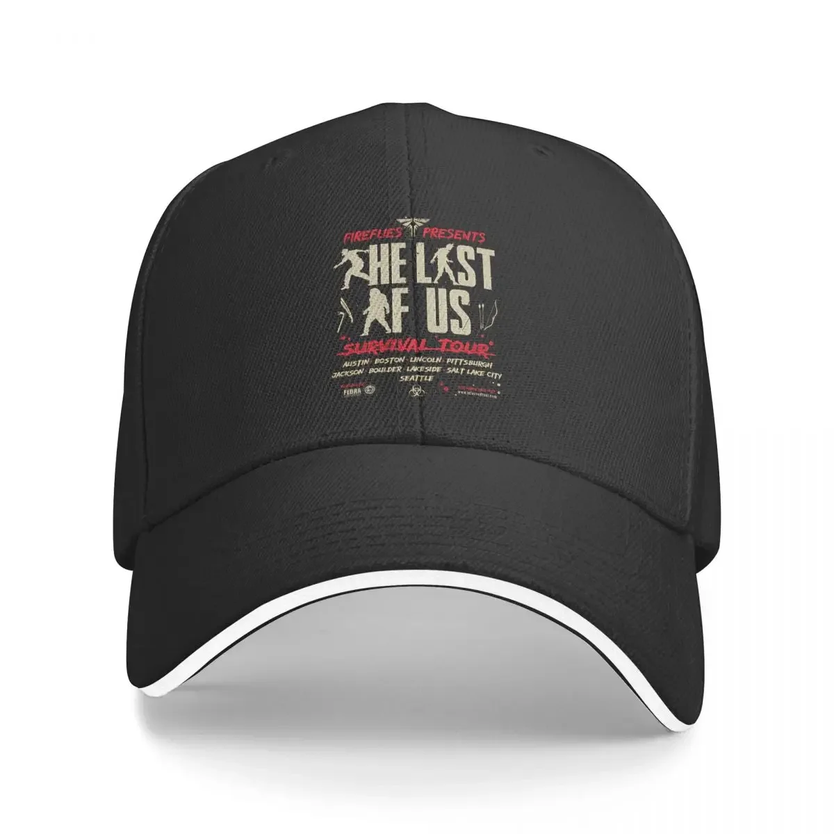 INFECTED TOUR Last Of Us Game Men Baseball Caps Peaked Cap Sun Shade Cycling Hat