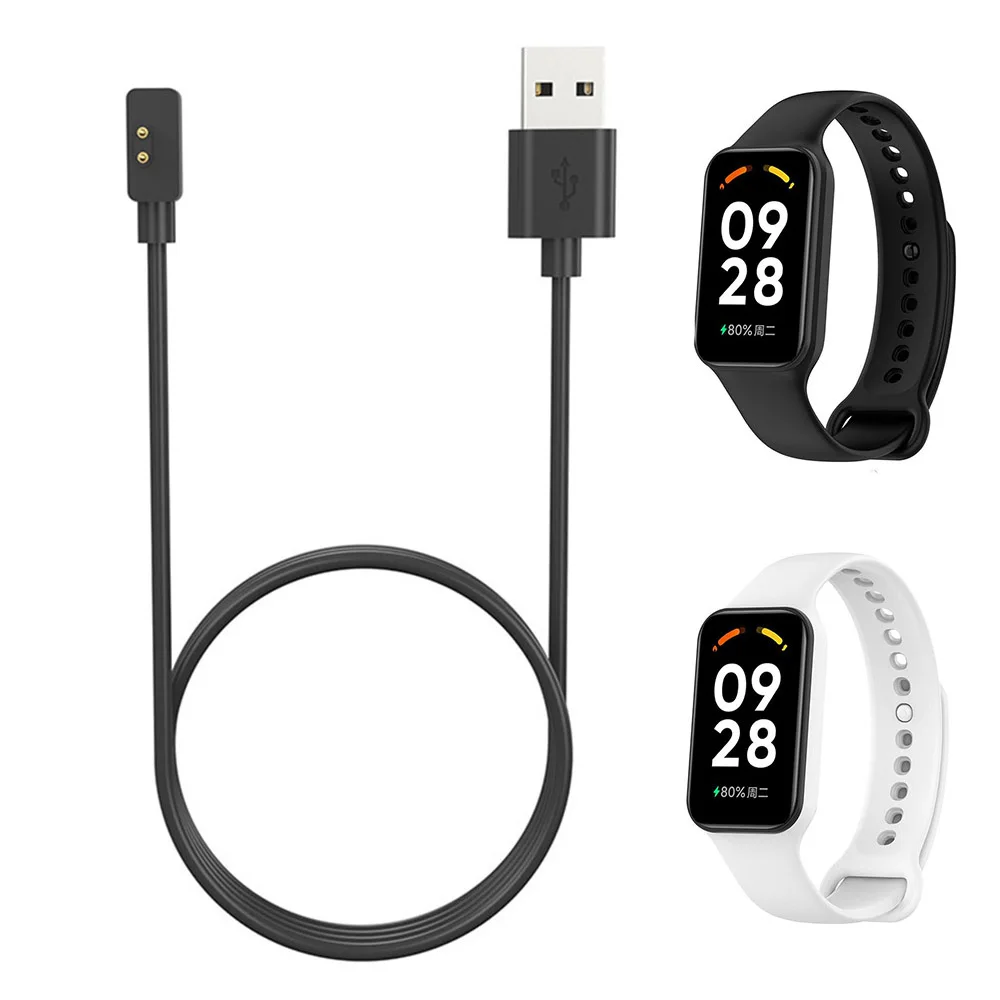 1m USB Charging Cable For Xiaomi Mi Band 10/9/8 Charger Cable For Redmi Watch 6 5 4 3/Redmi Band 3 2