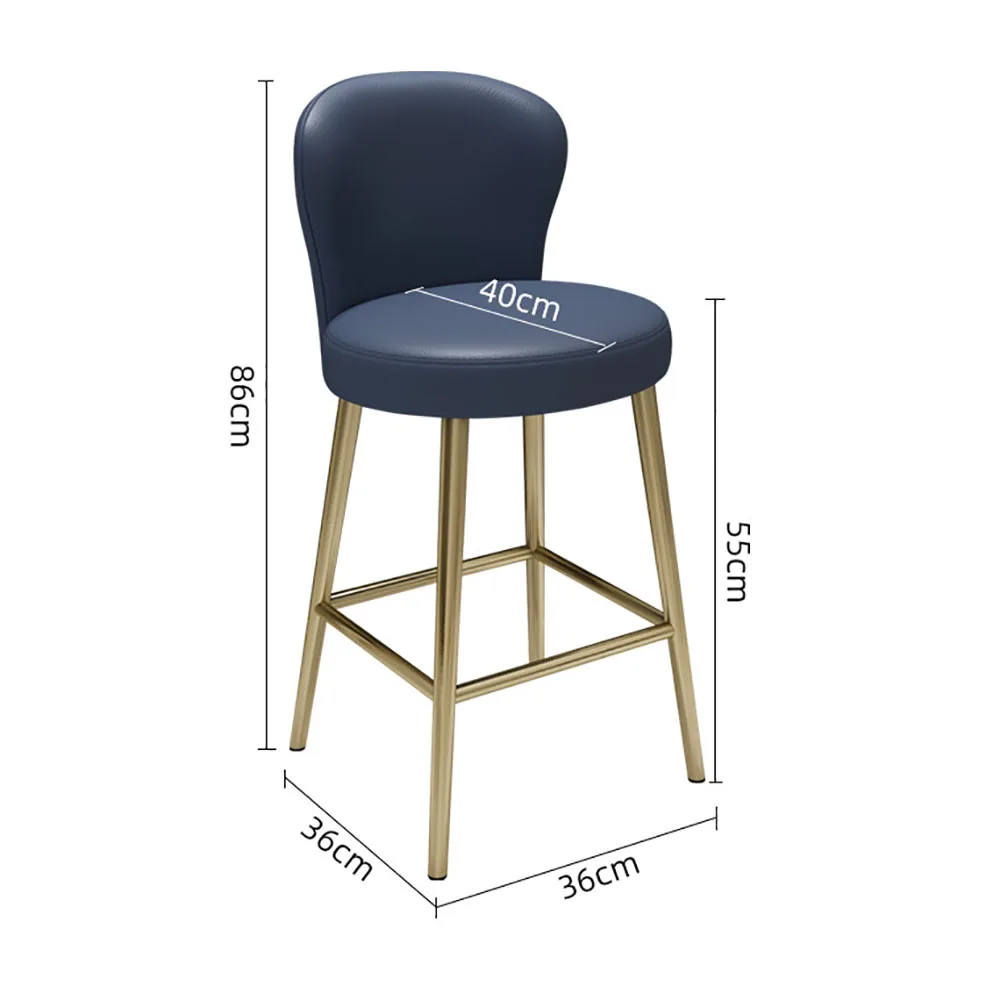 Luxury Minimalist Bar Chair Trendy Modern Comfortable Classic Bar Chair Aesthetic Elegant Taburetes De Bar Home Furniture