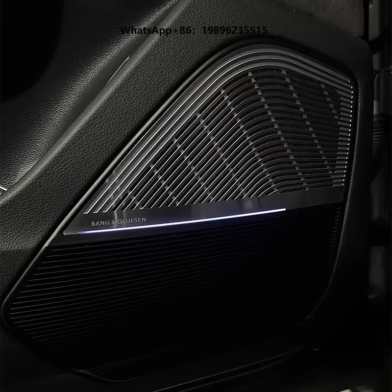 B&O Style LED Luminous 12V 120W Speaker Cover Ambient Light for Q7 Q8 2020-2025 Car Interior Atmosphere Lighting
