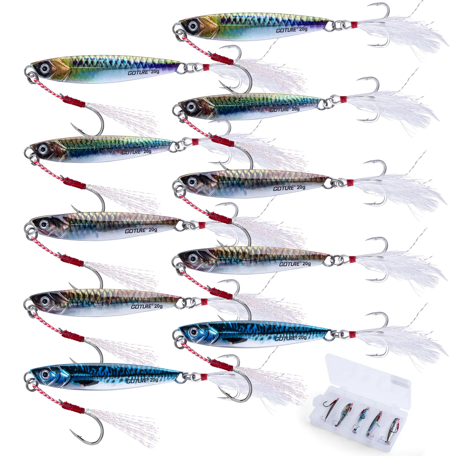 

Новая металлическая ложка-джиг Goture для рыбалки, 15-160 г, для береговой ловли, тонущая, для джиггинга, приманка для морского окуня, снасти для рыбалки