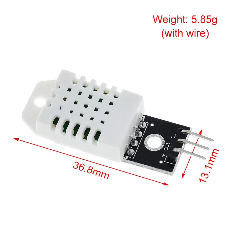 1/2~50/100Pcs DHT22 Single Bus Digital Temperature And Humidity Sensor AM2302 Module Electronic Building Block With Wire