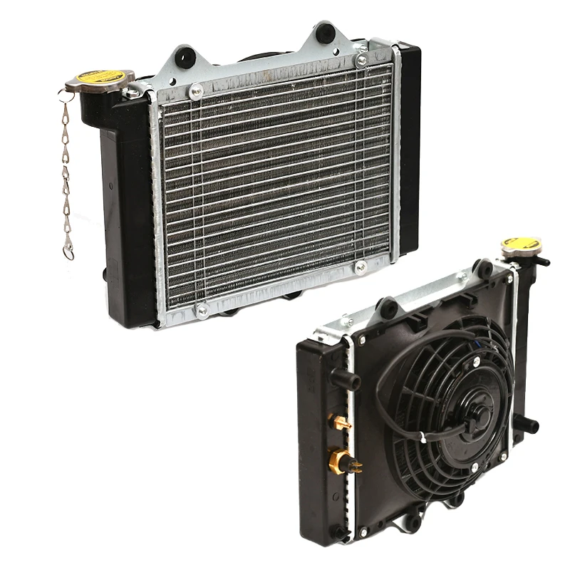 Water Cooled 150-250cc Cooling  Tank With Fan, Suitable For ATVs And Motorcycles