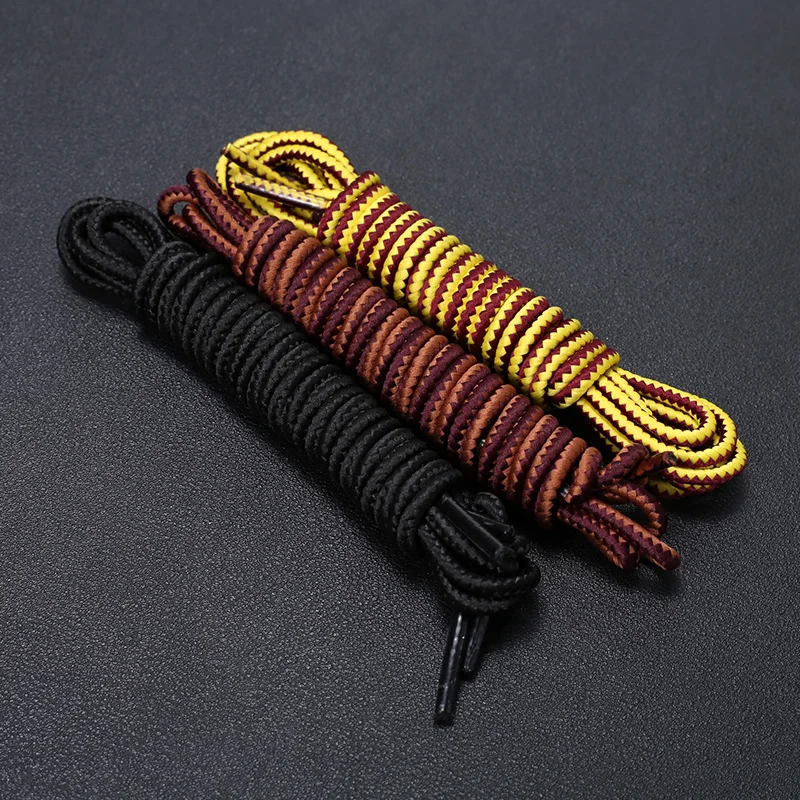 HIBERNICircular striped woven diameter 3mm martens lace casual shoe lace rope Applicable to Timberland