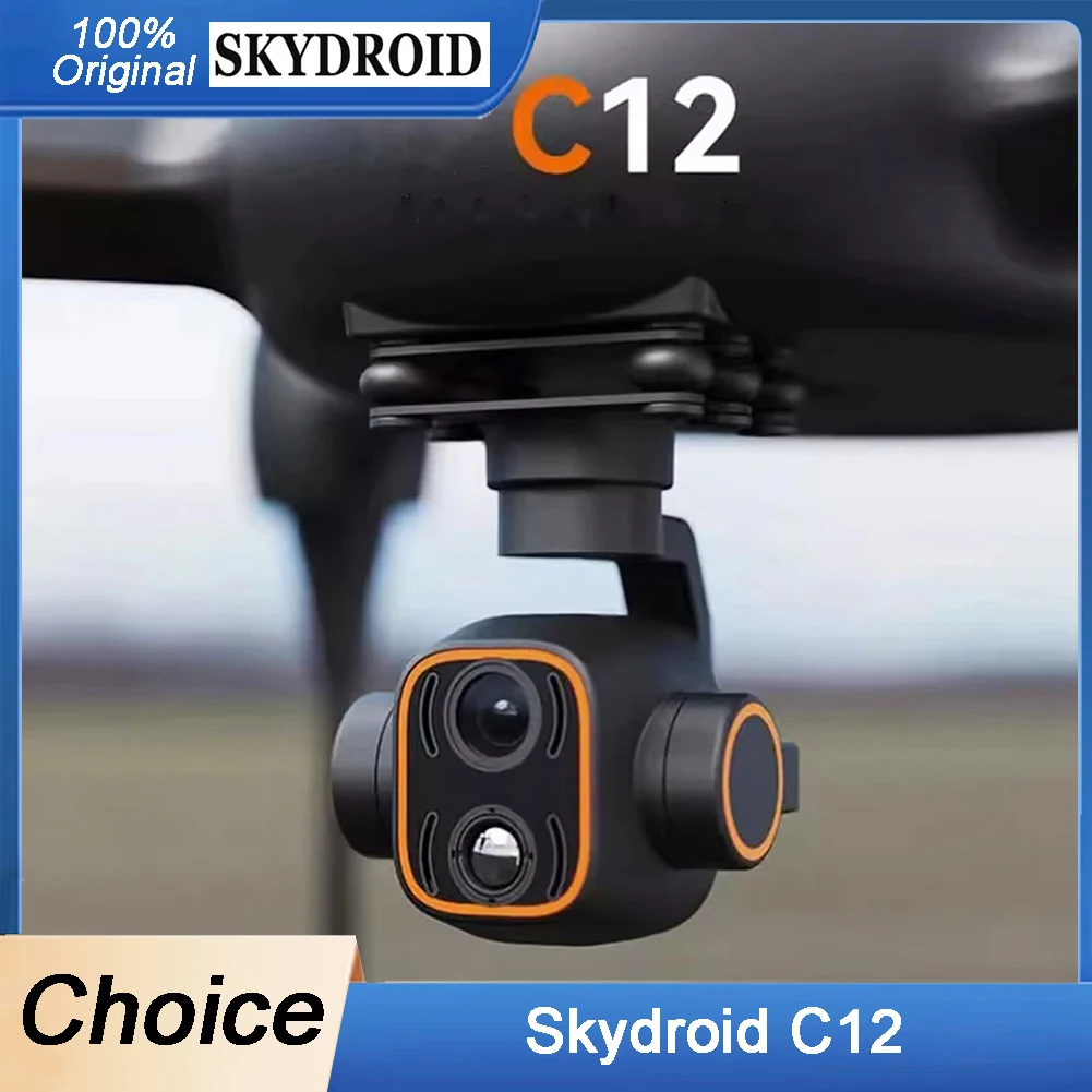 

Skydroid C12 2K High Definition Thermal Imaging Camera Three-Axis Stabilized Dual Light Gimbal Dynamic Tracking Camera