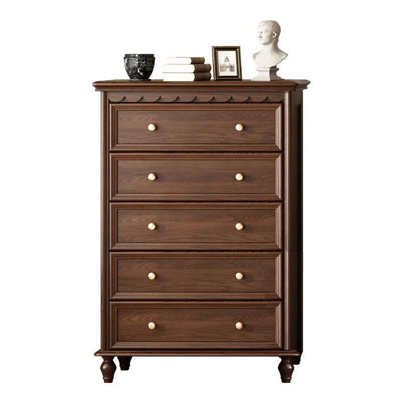 

All solid wood chest, American living room against the wall, bedroom storage, side cabinet, locker