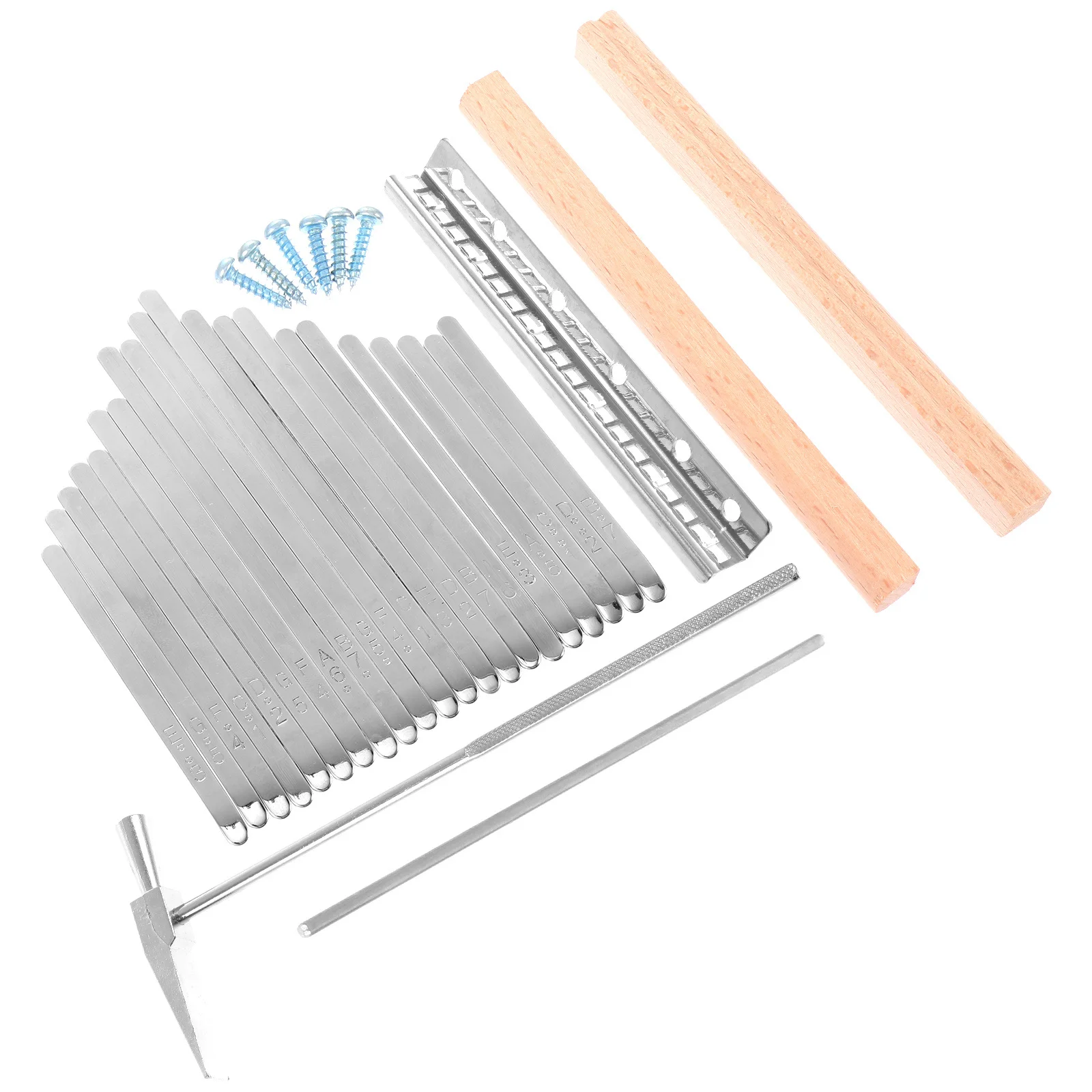 

1Set Professional Kalimba Repair Kit Steel Wood Tuning Tool Set Practical Kalimba Accessories Music Instrument Parts