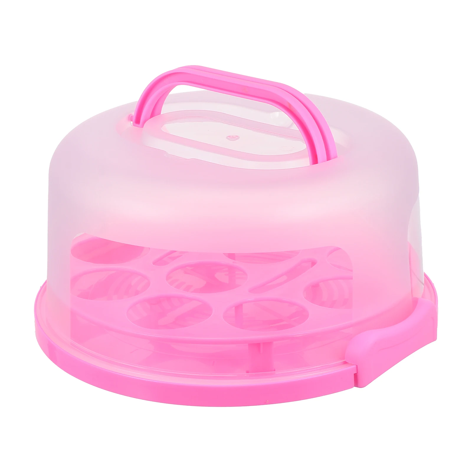 

Cake Box Reusable PP Material Eco Friendly Transparent Locking Design Cake Container Storage Case Food Preservation Box